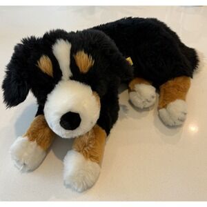 Steiff American Kennel Club Bernese Mountain Dog Plush 22" Stuffed Animal Toy